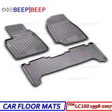 Автомобильные коврики для Toyota Land Cruiser 100 1998-2007, автомобильные коврики, автомобильные коврики, водонепроницаемые пылезащитные стильные украшения интерьера