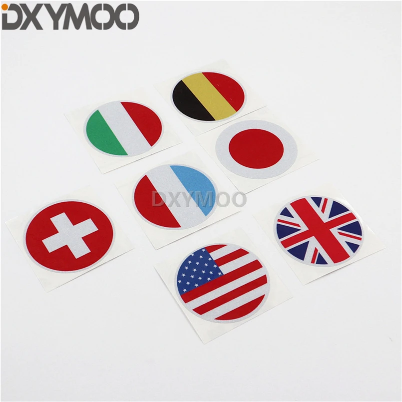 

Motorcycle Bike Guitar Stickers National Flag Switzerland UK US France Italy Germany Car Styling Vinyl Decal
