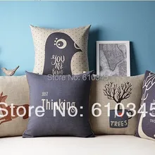 45x45 см Ретро мешковины декоративная подушка для дома льняная хлопковая подушка Декоративные подушки диванные подушки