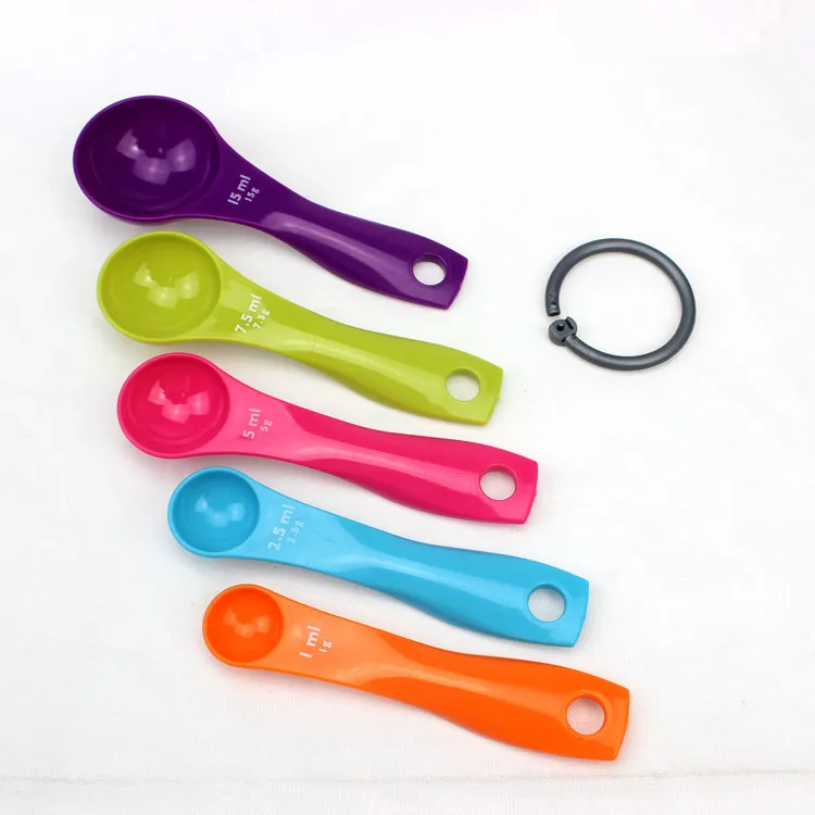 Super-Useful 5PC Kitchen Colourworks Measuring Spoons Spoon Cup Baking Utensil Set Kit D729 - Image 2