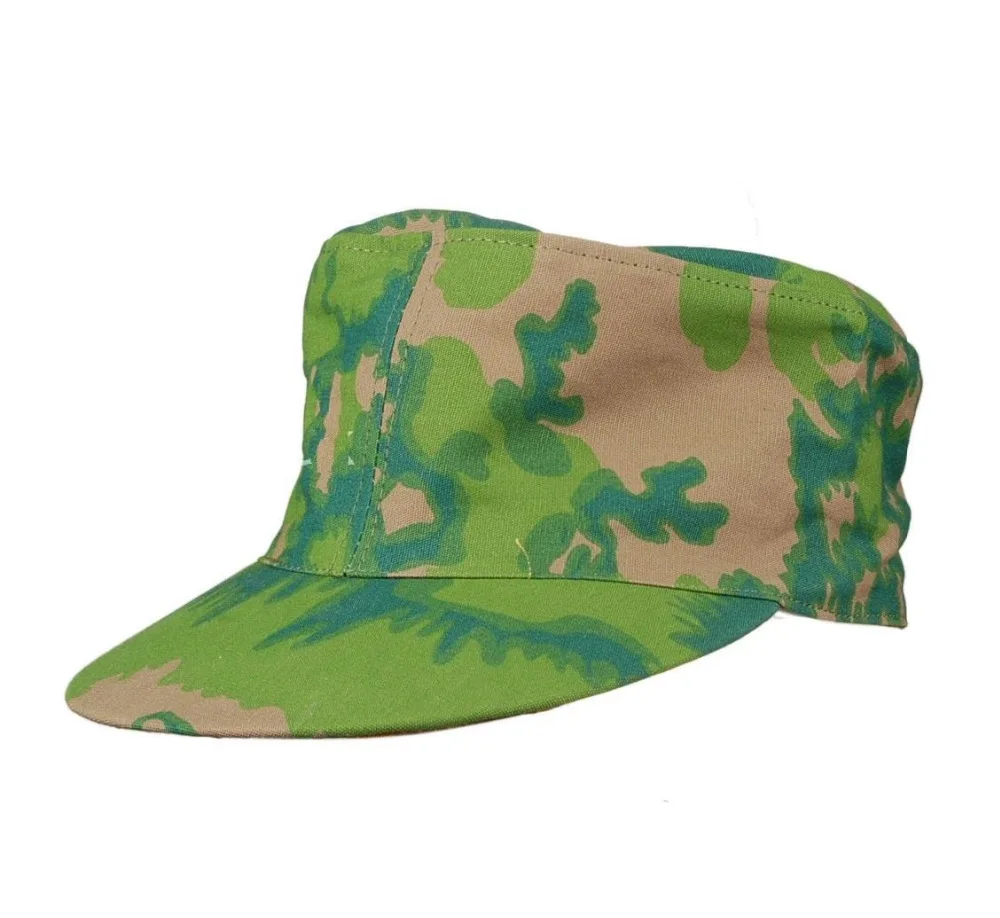 

WW2 WWII GERMAN ARMY PALM TREE CAMO SPRING AND FALL REVERSIBLE FIELD CAP MILITARY HAT IN SIZES - World military Store