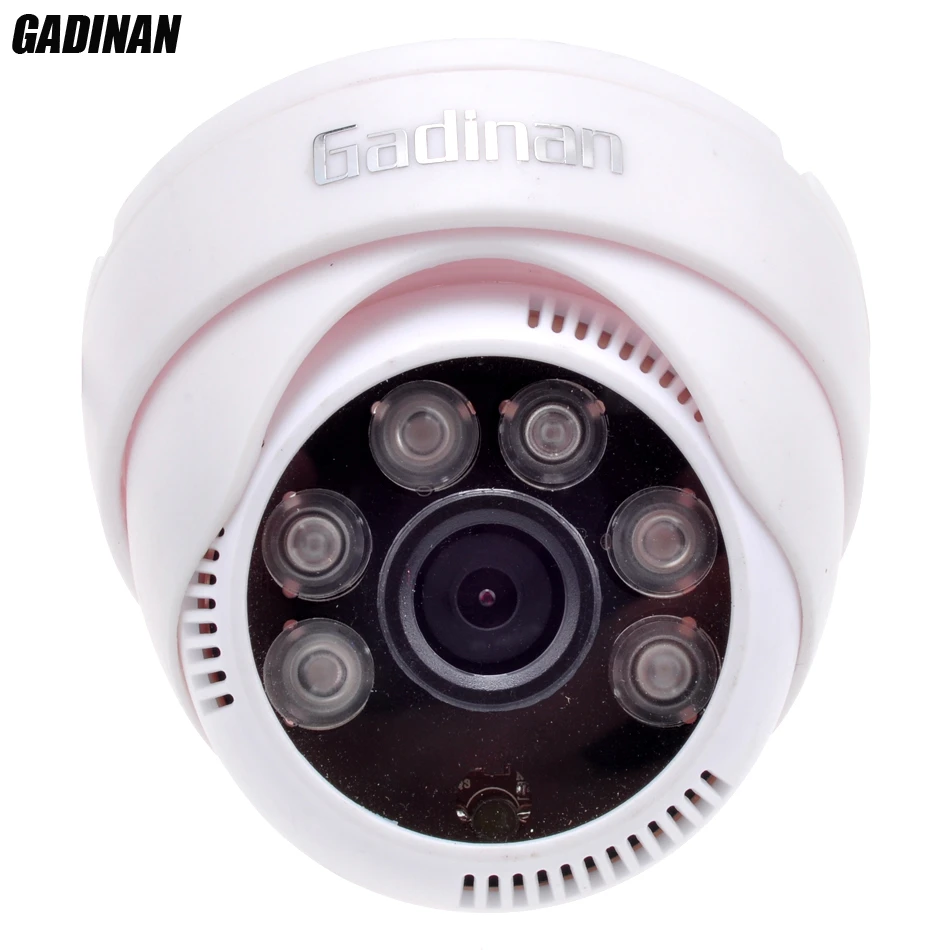 Gadinan CMOS 800TVL/1000TVL 2.8mm Lens Security IR 6 Array LEDs CCTV Indoor Cam Night Vision Surveillance HD Dome Camera wifi camera system