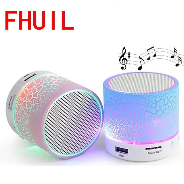 

Portable Mini bluetooth Speakers mp3 stereo audio music player Hands Free LED Speaker TF USB FM Sound Music For Mobile Phone