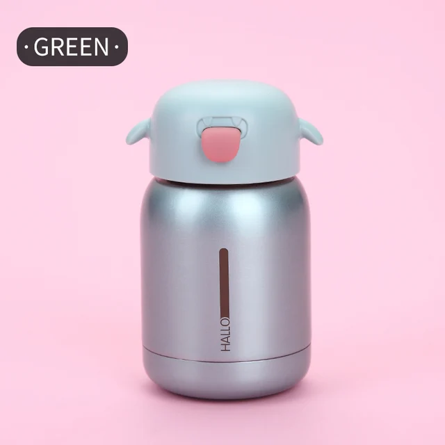 WORTHBUY Portable Mini Thermos Bottle 304 Stainless Steel Thermos Mug