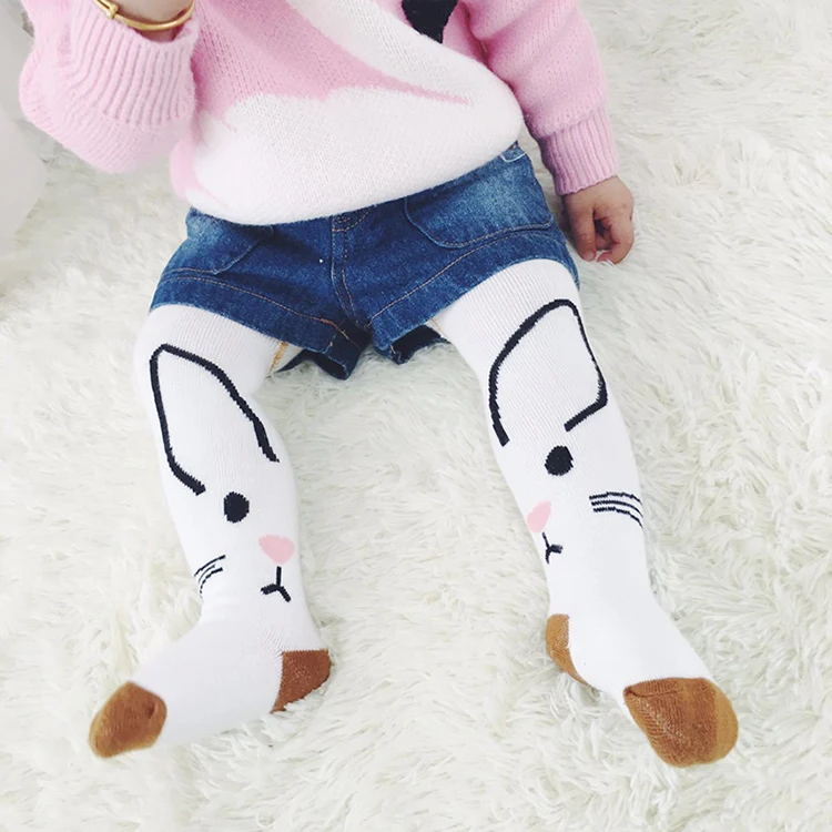 

INS AUTUMN WINTER BABY GIRL PANTY-SLEEVE GIRLS TIGHT 2-6 YEARS COTTON CARTOON CHRISTMAS