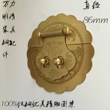 Special offer; Chinese antique copper box buckle card / box jewelry box retro wooden classic copper copper fittings