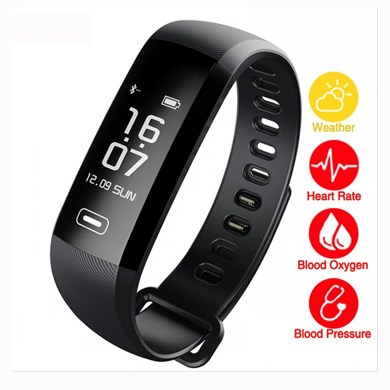 

M2 Pro Smart Wristband Bracelet Fitness Tracker Blood Pressure Oxygen Oximeter Passometer Heart Rate Tracker App For iOS Android