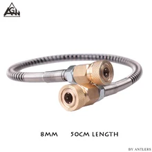 High pressure hose Airgun Paintball Airsoft 63Mpa/9000PSI  8mm Quick Connector for PCP Hand Pump M10*1 with 2x female connector