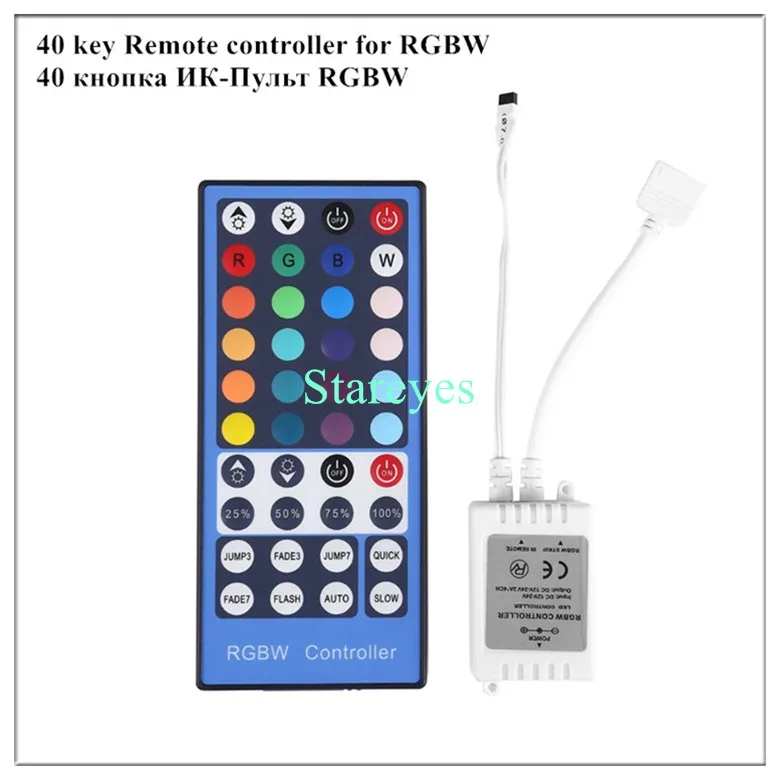 1 комплект 5 м 10 м SMD 5050 RGBW/RGBWW IP20 IP65 Водонепроницаемый светодиодный ленты RGB W Светодиодные ленты светильник+ 40 комплект поставки пульта дистанционного управления+ 3A/6A адаптер