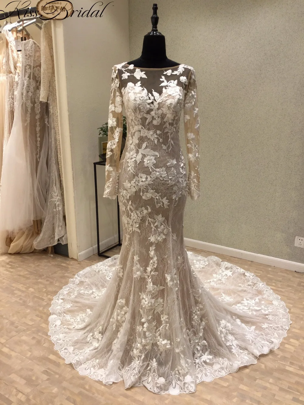 Женское кружевное свадебное платье с открытой спиной Gelinlik винтажное 2018|vintage bridal