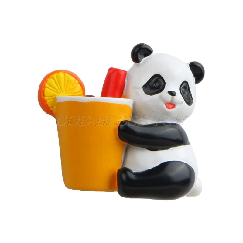 Милый 3D панда на холодильник магнитная наклейка на холодильник сувенир домашнее украшение подарок украшения - Цвет: 03
