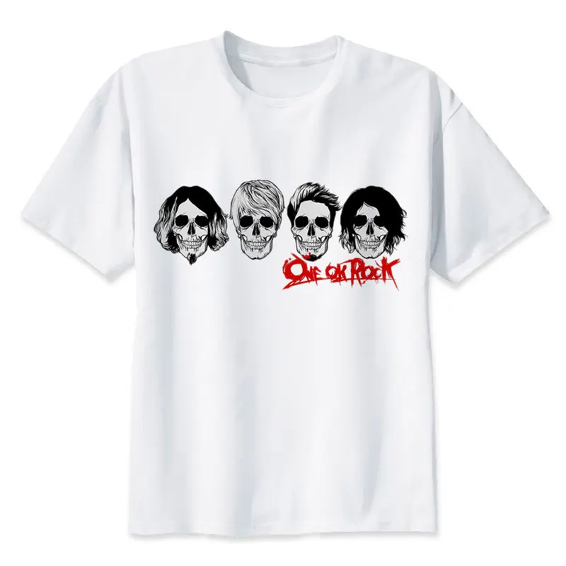 

one ok rock t shirt Men Print T-Shirts Fashion Print T-Shirts Short Sleeve O Neck Tees MR1491