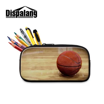 

Dispalang Ball 3D Printing Small Cosmetic Cases Kids Boys Pencil Bags For School and Office Supplies Cool Stationery Pen Bags