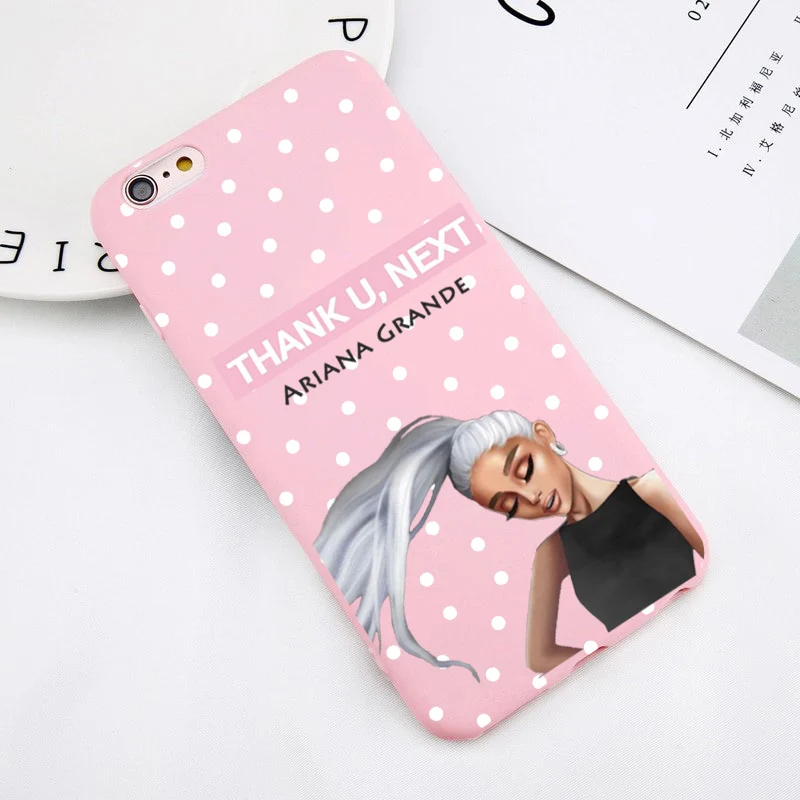 --P Чехол Ariana Grande Ag ciciber thank u, the next adoante из ТПУ для iPhone 4 5 6 7 8 plus x XR fundas Capa Cover - Цвет: --P