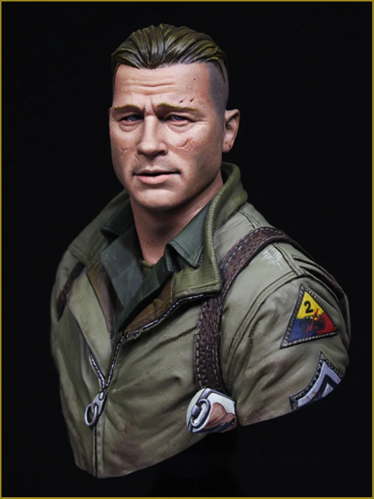 Figuras sem Pintura Resina Busto Modelo Kit Capitão Winster X08 1 - 10 10 Brinquedos e hobbies