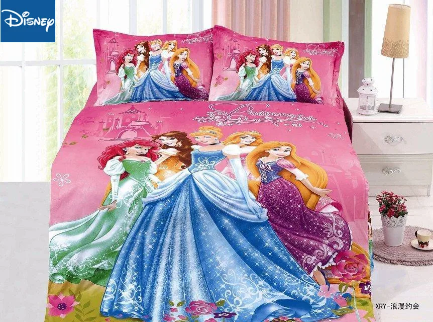 Disney Princess Bedding Set Duvet Covers Single Size For Girls
