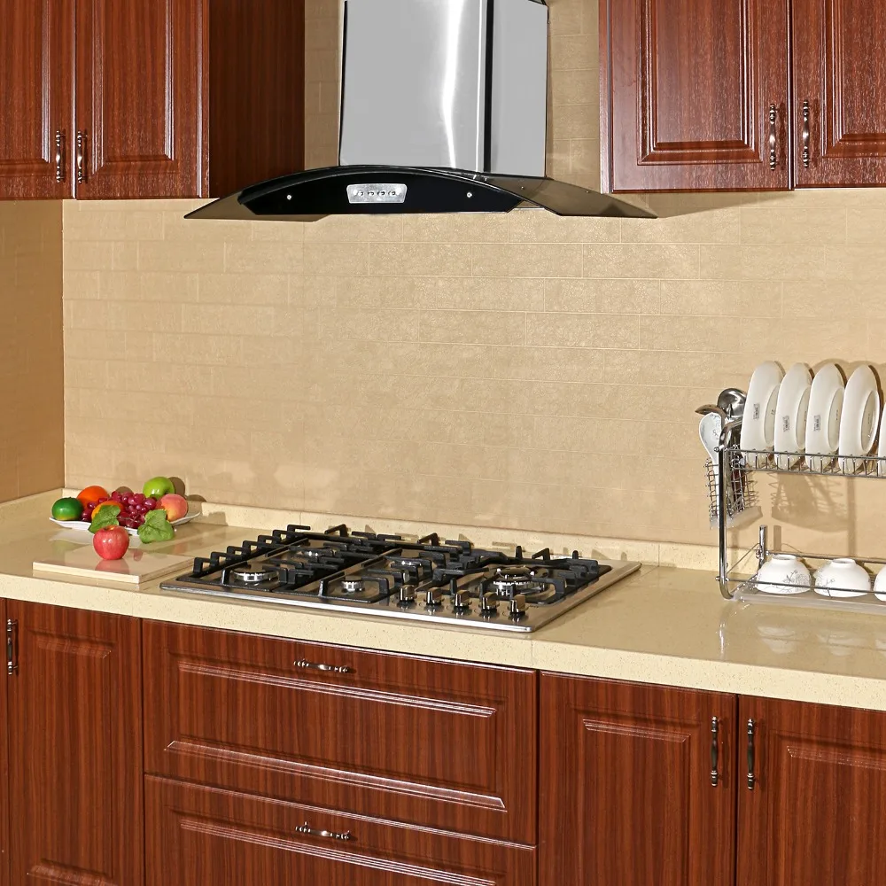 

Stainless Steel 34" 5 Burners Built-in Gas Stove Cooktop NG/LPG Gas Hob Stove