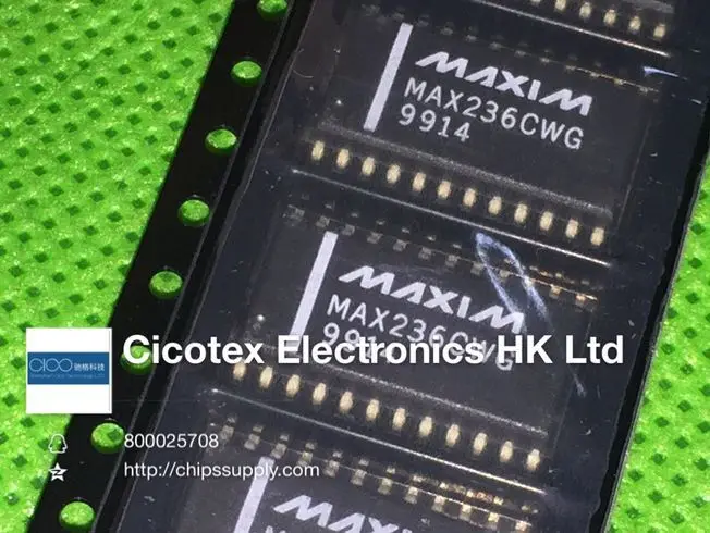 3 шт./лот MAX236CWG + T SOP24 RS-232 DRVR/RCVR 24-SOIC | Обустройство дома