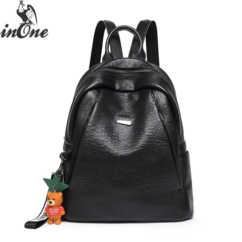 

inOne 2018 Kanken Travel Backpack Women Girl Teenager Children Student Bag Mochila High Quality Teddy Bear Puller Backpacks