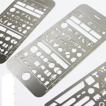 

Creative Hand Account Multi-Function Wanhua Drawing Ruler Hollow Template Student Account Tool Set Children Stationery