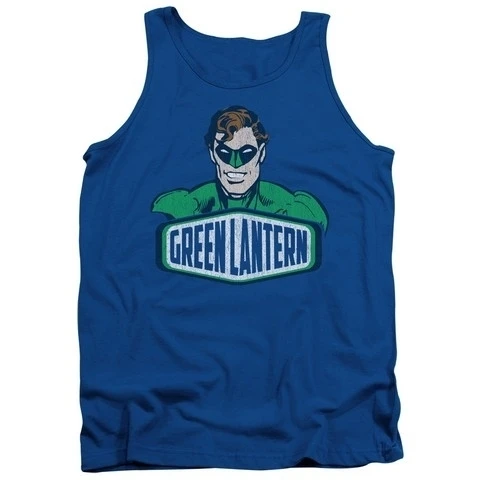 Trevco Dco-Green Lantern Sign - Adult Tank Top - Royal Large (1)