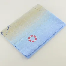 Синяя хлопковая ткань с рисунком морского якоря, 50 см x 160 см/шт., стеганое детское платье, постельное тильда, ткань для шитья, лоскутное шитье