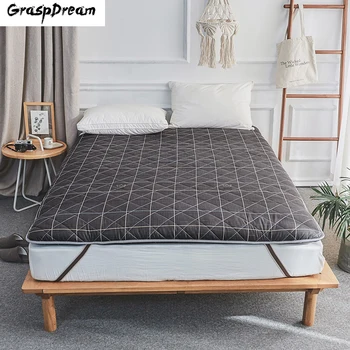 

GraspDream Thicken Tatami Foldable 1.2/1.5m bed Student single double Mattress For Family Bedspreads King Queen Twin Full Size