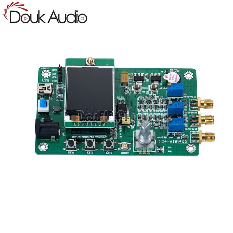 

Douk Audio AD9851 High-Speed DDS Module Function Signal Generator Frequency Sweep + Display