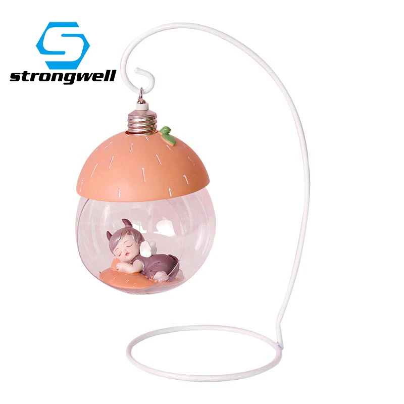 

Strongwell Creative Angel Night Light Resin Crafts Ornaments Cute Model Accessories Figurines Home Decor Birthday Gift Kids Toy