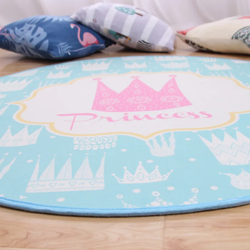 Zeegle Cartoon Animal Kids Room Carpet Anti-slip Computer Chair Floor Mats Round Carpet For Living Room Children's Rugs Baby Mat Zeegle Cartoon Animal Kids Room Carpet Anti-slip Computer Chair Floor Mats Round Carpet For Living Room Children's Rugs Baby Mat