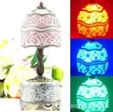 Luminous egg music box birthday gift Christmas Wedding gift lamp the Qixi Festival girlfriend boyfriend classmates