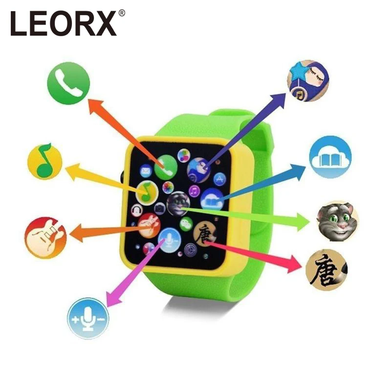 

Children Kids Early Education Toy Wrist Watch 3D Touch Screen Music Smart Teaching Baby Hot Selling Birthday Gifts 3 colors