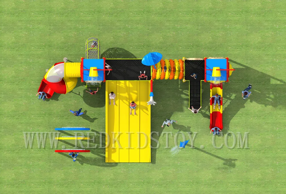 Премиум качество воды парк серии резиновое покрытие детская игровая площадка на открытом воздухе бассейн слайд
