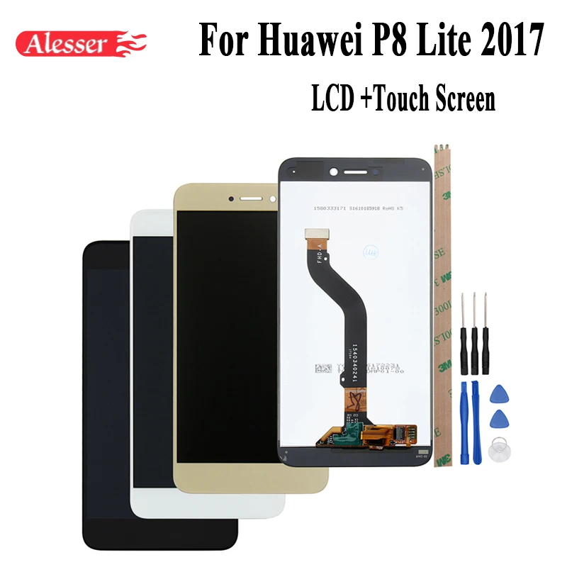 Alesser Emu 5 1 For Huawei P8 Lite 17 Lcd Display Touch Screen Screen Digitizer Assembly 5 2 Inch 19x1080p Tools Adhesive Display Screen Screen Touchtouch Screen Digitizer Aliexpress