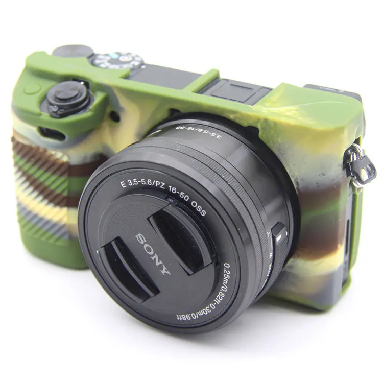 Хороший защитный чехол для Sony A6000 камеры 16-50 мм из мягкого силикона и резины ТПУ |