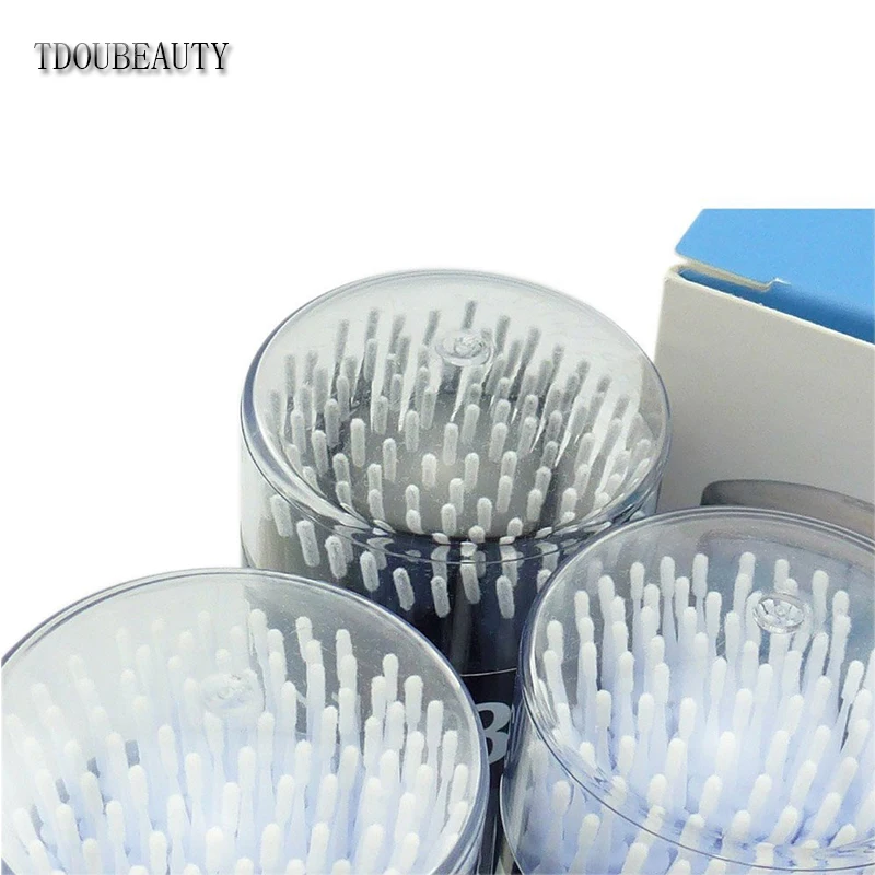 TDOUBEAUTY 400 шт. стоматологический одноразовый продукт микро-аппликатор кисти гибкие ультратонкие 1,5 мм