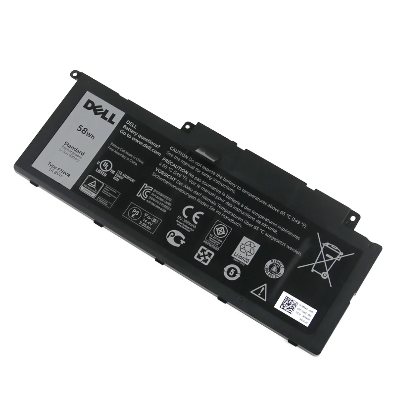 Аккумулятор для ноутбука DELL Inspiron 17 7000 7737 7746 14 15 15r 5545 7537 14-7437 F7HVR G4YJM 062VNH T2T3J 14,8 V 58Wh