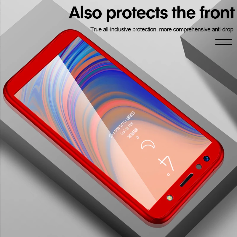 Чехол Olhveitra для Samsung Galaxy A9 2018 чехол с полным покрытием 360 защитный + пленка из