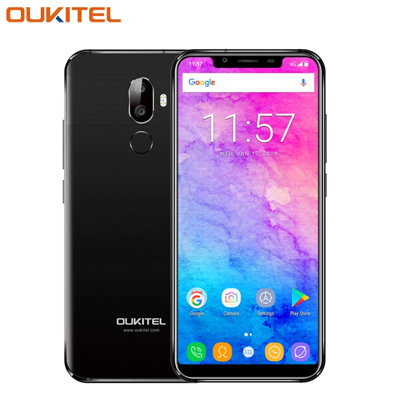 Оригинальный OUKITEL U18 мобильный телефон 5 85 дюймов полный Дисплей 4 Гб Оперативная