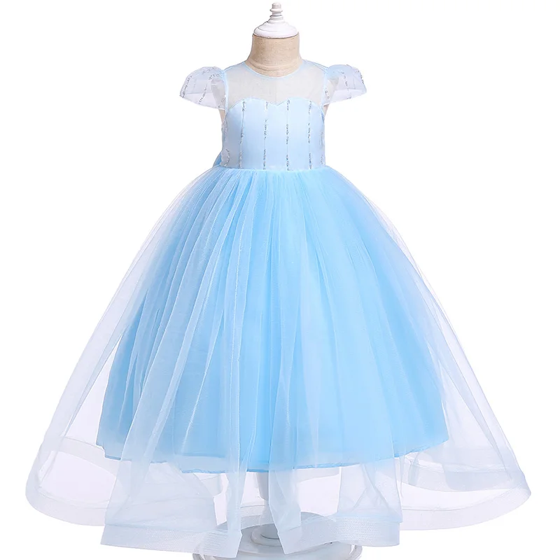 2019 Spring Summer Dress For Girls Princess Lace Teenager Wedding 5 6 7 8 9 10 11 12 13 14 Kids Dresses Clothes | Детская одежда и
