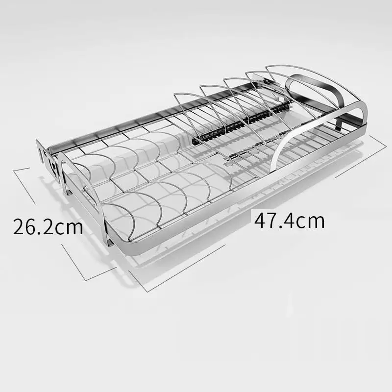Cosinha сушилка для посуды, кухонный Органайзер Afdruiprek из нержавеющей стали, Mutfak Cocina Organizador, кухонный стеллаж для хранения, держатель - Цвет: Version O