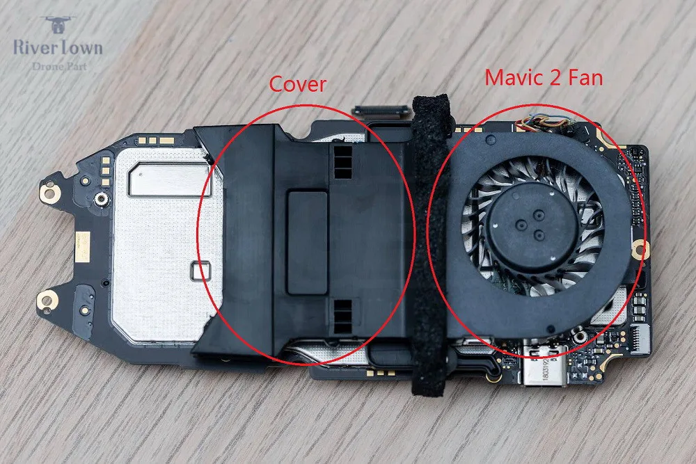 Фирменная Новинка оригинальная стойка вентилятор/теплоотвод ветрозащитная Крышка для Mavic 2 Pro/Zoom ремонт обслуживание запасные части