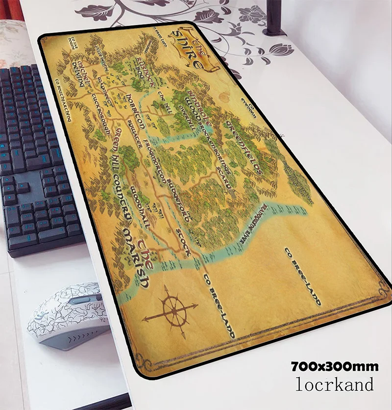  lord of the rings mousepad 700x300x3mm Colourful Computer mouse mat gamepad pc Cartoon gaming mouse
