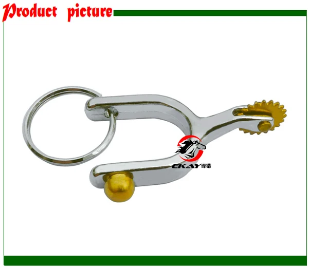 Малый лошадь шпоры, кольцо для ключей, ярмарка подарок. лошадь, цинка спрессованный, хромированные.(K009