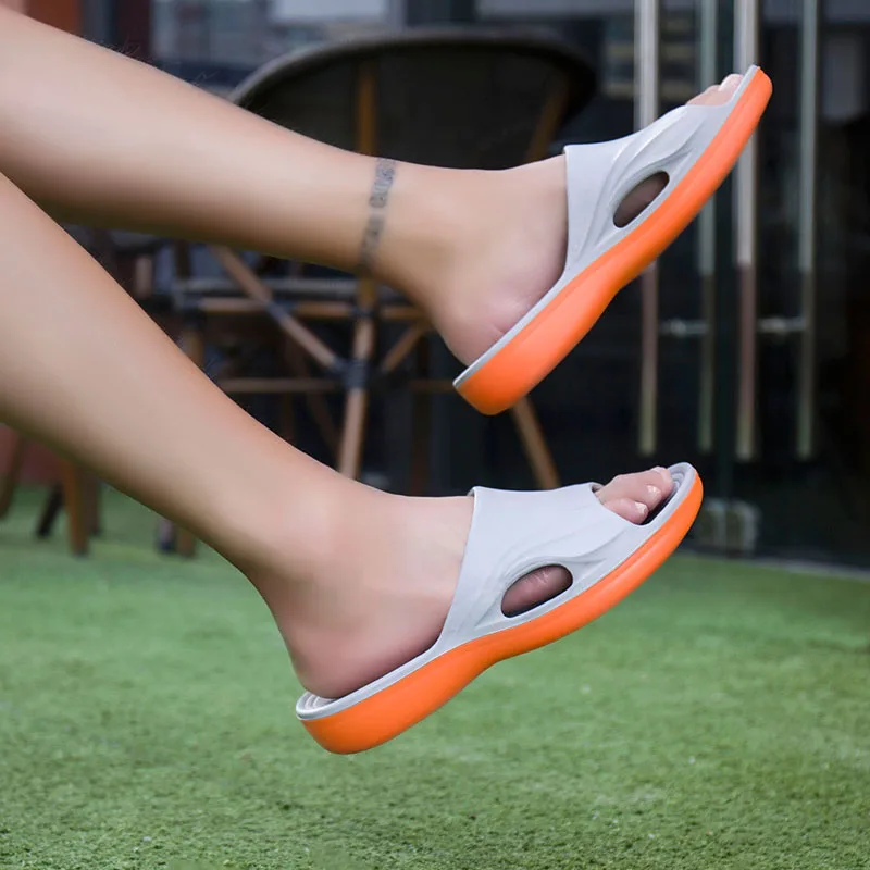 Unisex New Fashion Men Summer Slippers Flip Flops Outdoor Slides Beach Sandals Fashion Slippers Flat Casual Slippers Sandals (5)