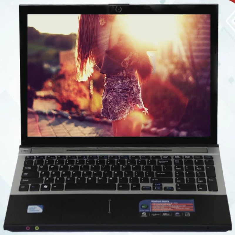 Intel Core i7 CPU HD Graphics 8G RAM + 240G SSD 2000G HDD игровой ноутбук Windows 10 с Bluetooth DVD RW 2 шт. Бесплатная