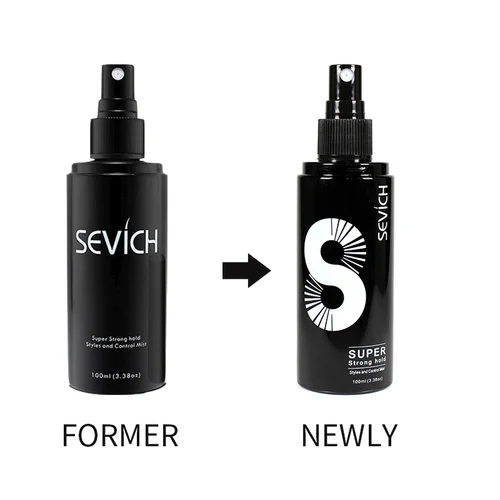 남녀공용 헤어 워터 스프레이, 헤어 섬유 헤어 농축 고정 스프레이, 100 ML 세비치 홀드 스프레이 3