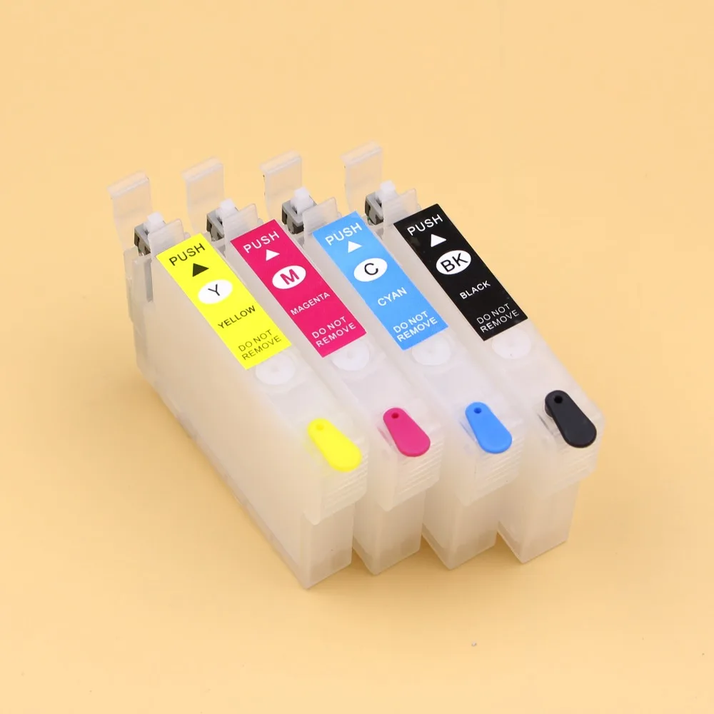 

Refillable ink cartridge forEpsonExpression XP101XP201XP204 XP211 XP214 XP401 printer bulk in systemT1971 T1962-T1964