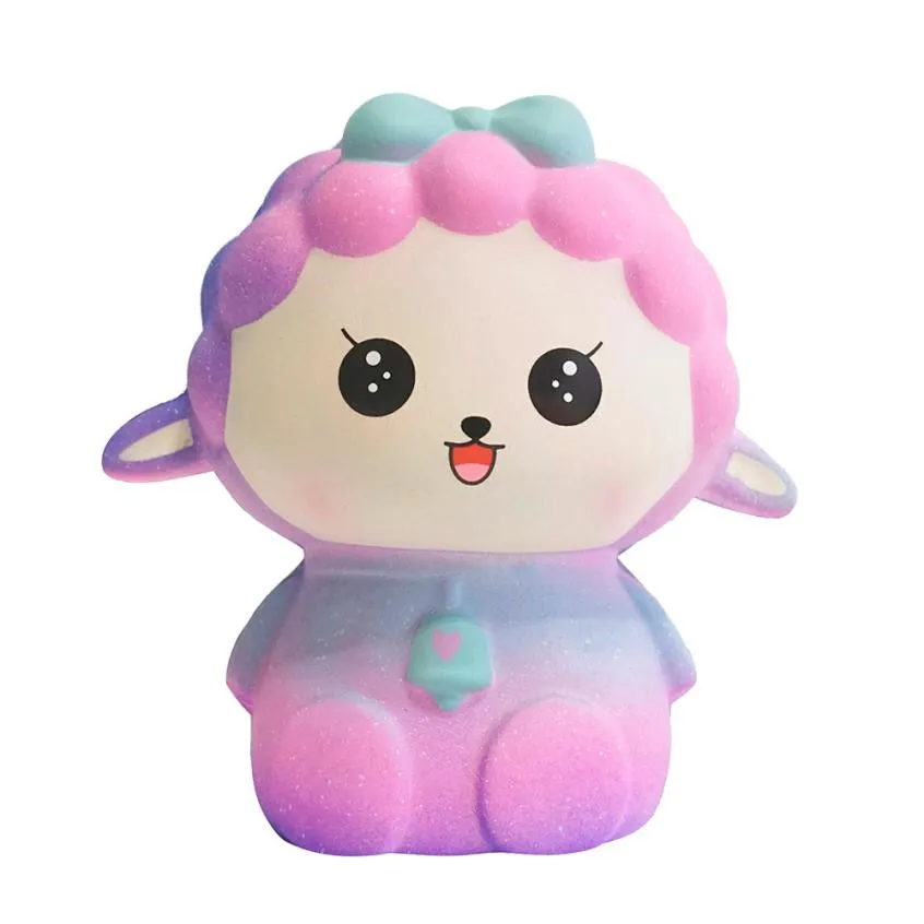 stress relief toys Galaxy Cartoon Sheep Scented Slow Rising jumbo Pressure Squeeze Stress Reliever Toy squeez anti stress
