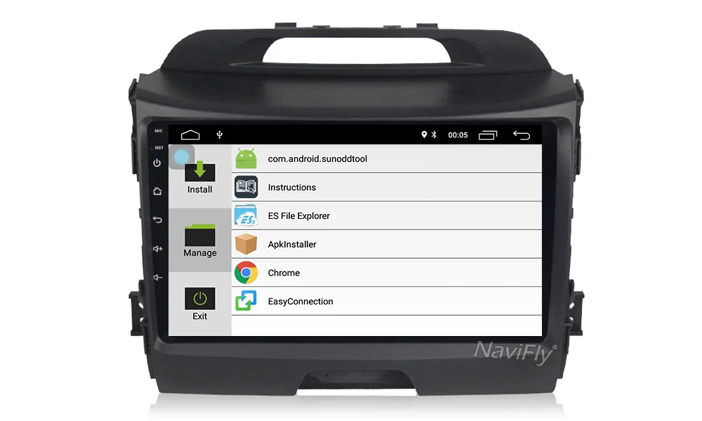 Flash Deal Navifly 9inch Android 8.1 Car multimedia player for KIA Sportage R 2014 2011 2012 2013 2015 Car radio GPS Navigation BT FM RDS 12